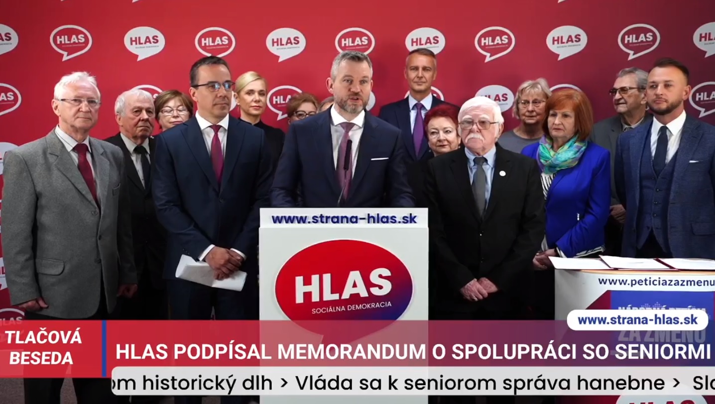 Hlas-SD aj Smer-SD deklarujú spoluprácu s Jednotou dôchodcov na Slovensku