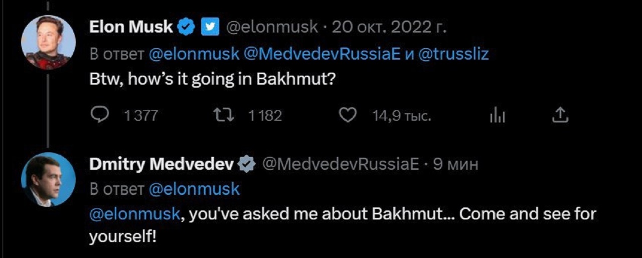 Medvedev reaguje po mesiacoch na Muska: Príďte sa presvedčiť na vlastné oči!