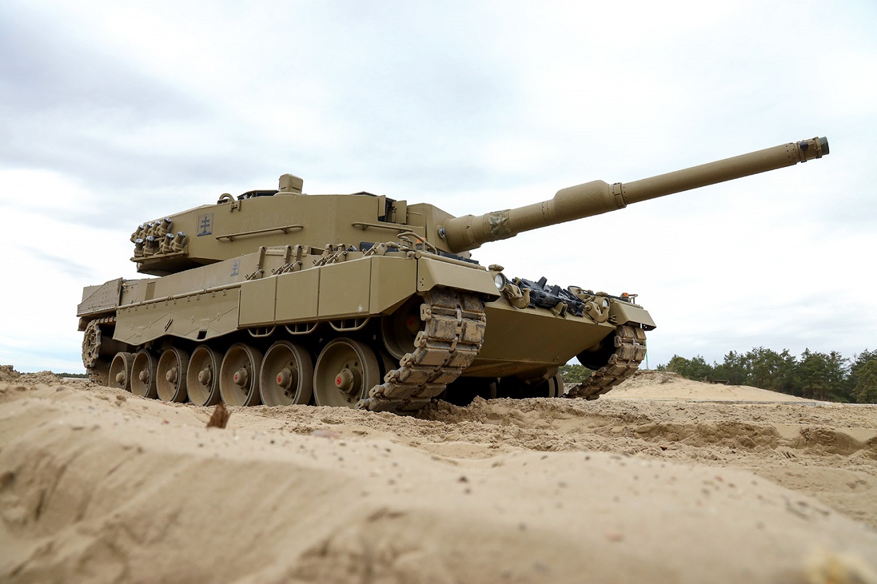 Ukrajinské tanky Leopard “zaútočili” na Nemecko