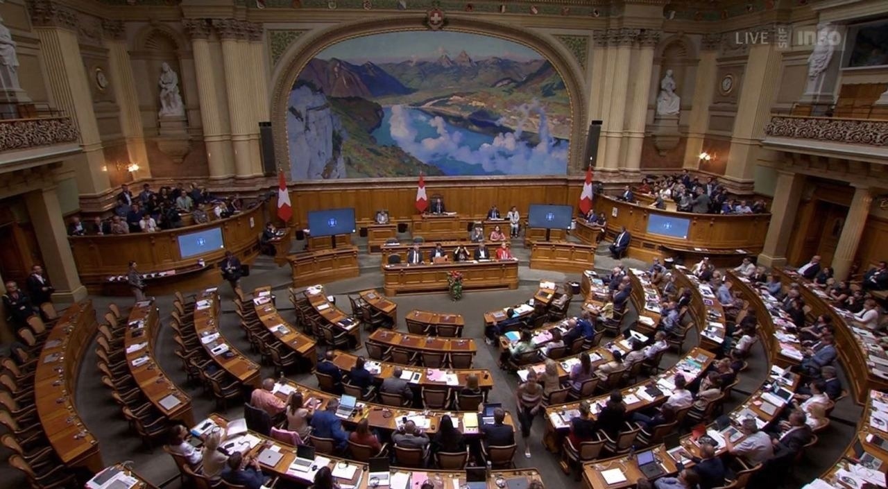 Poslanci Švajčiarskej ľudovej strany (SVP) bojkotovali Zelenského videopríhovor