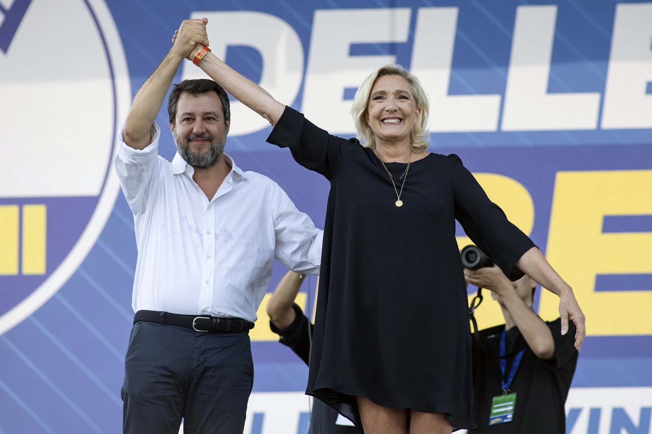 Le Penová a Salvini sa v Taliansku zhromaždili proti “záplave migrantov”