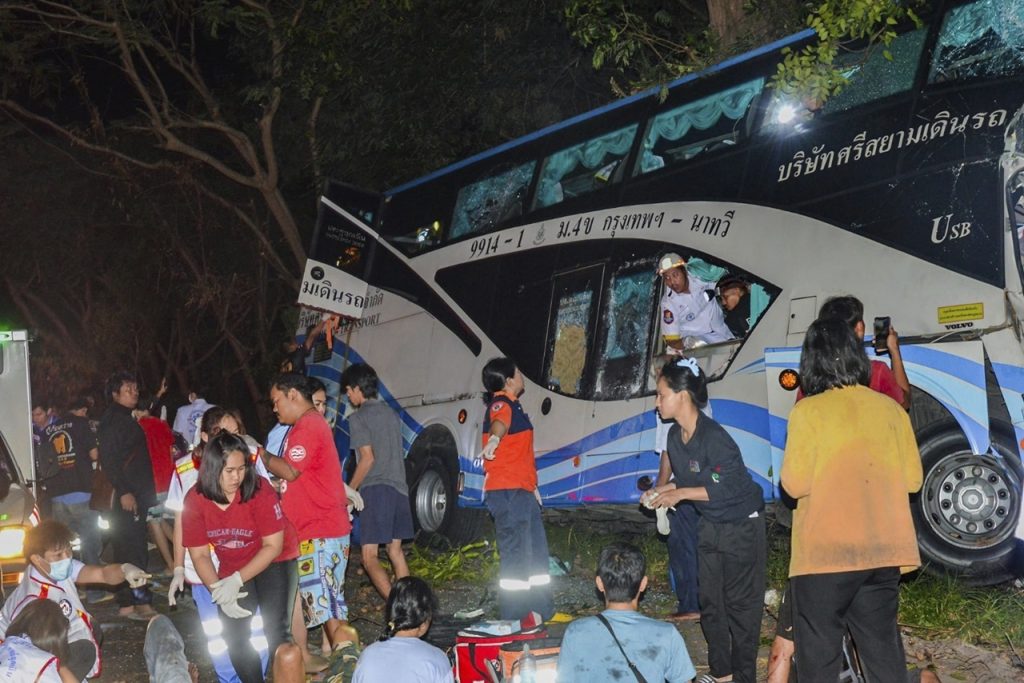 Thajsko autobusová nehoda