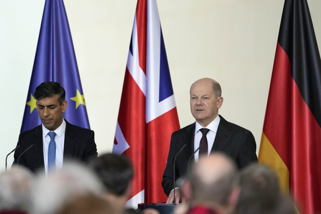 Britský premiér Rishi Sunak na návšteve v Nemecku