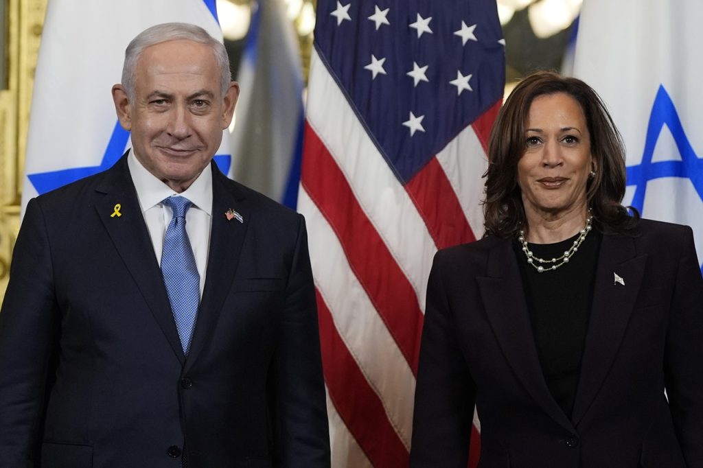 Stretnutie Netanjahua a Harrisovej