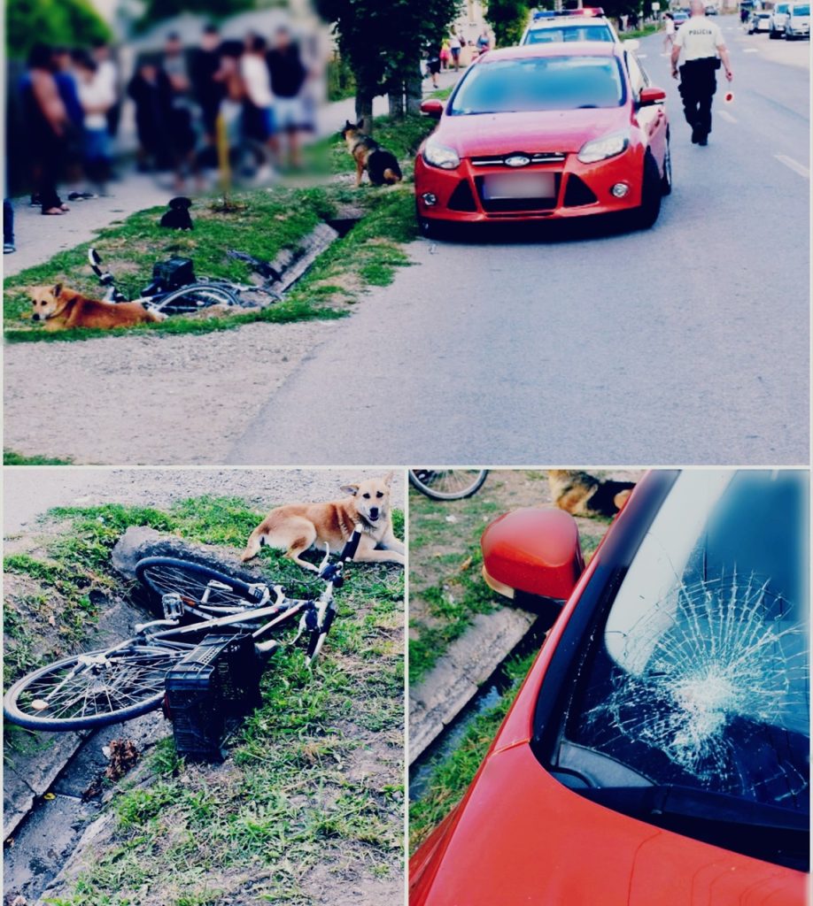 Pri nehode v Rimavskej Seči sa zranil cyklista