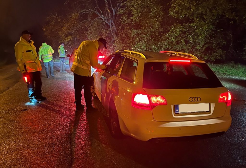 Celoslovenská kontrola odhalila 70 vodičov pod vplyvom alkoholu