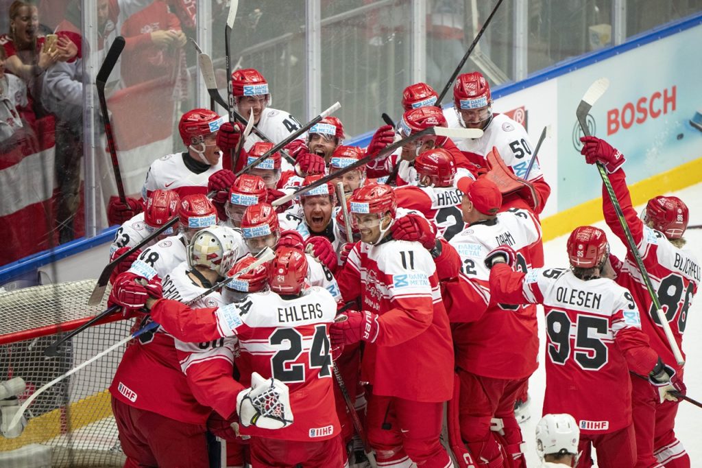 Dánsko Kanada šok Denmark Hockey Worlds