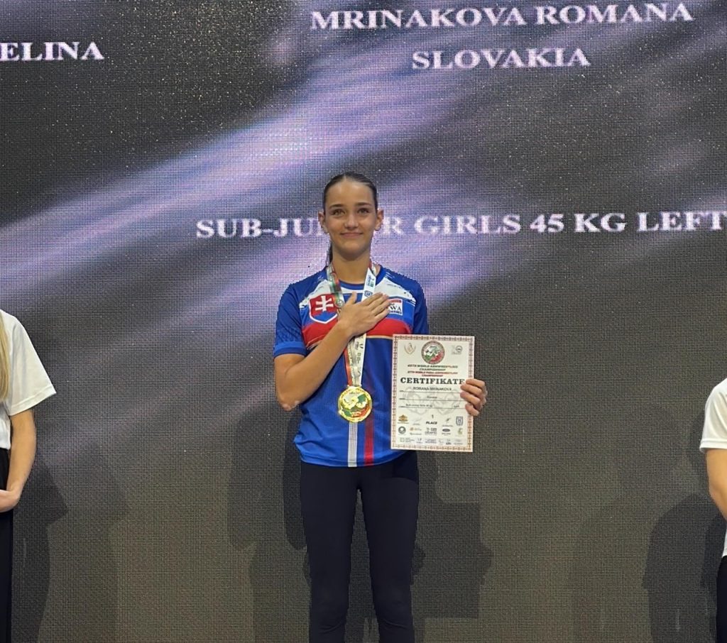 armwrestlerka Romana Mriňáková