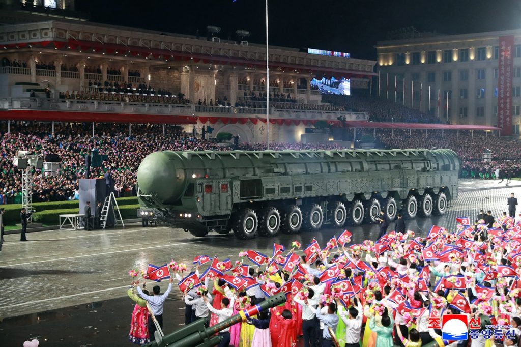 severórejská balistická strela Hwasong-20